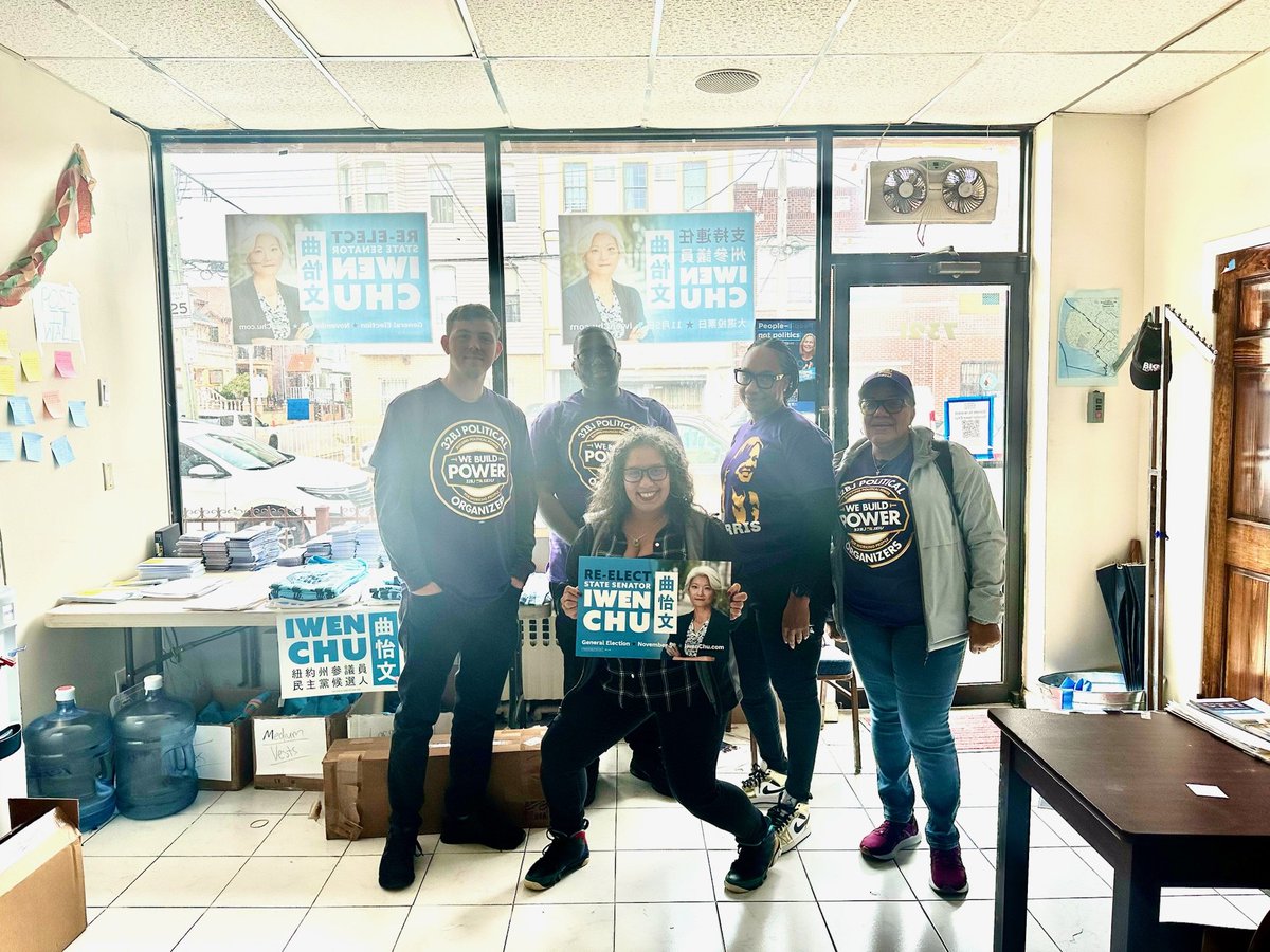 Iwen Chu 曲怡文 (@iwen4ny) on Twitter photo Thank you <a href="/32BJSEIU/">32BJ SEIU /// #BuildingJustice 🧹✊🏽</a> for canvassing for us today! I'm proud of my strong partnership with labor, and will always fight for the rights of our hardworking men and women. Together, we will win in November! Thank you <a href="/32BJSEIU/">32BJ SEIU /// #BuildingJustice 🧹✊🏽</a> for canvassing for us today! I'm proud of my strong partnership with labor, and will always fight for the rights of our hardworking men and women. Together, we will win in November!