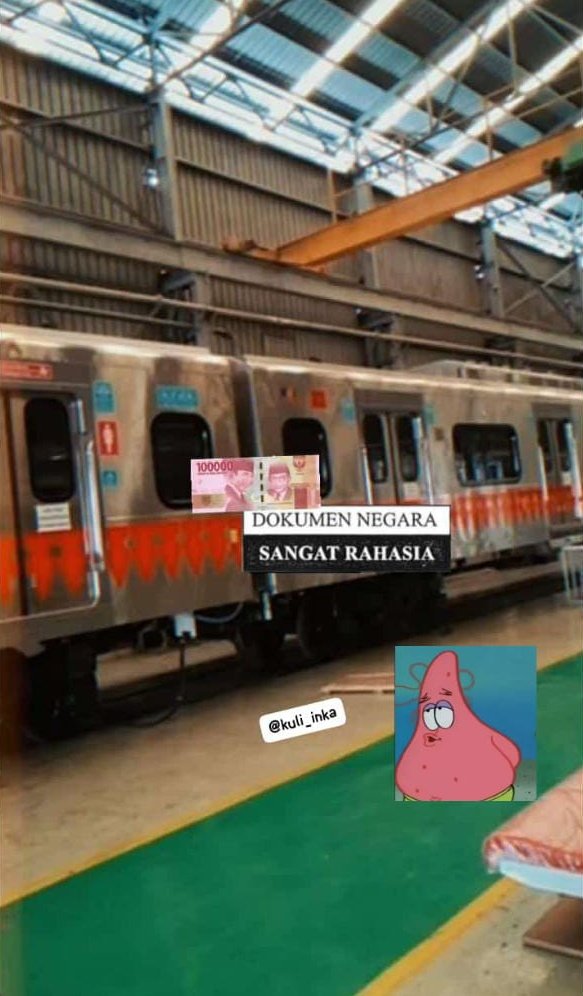 Metro95_'s tweet photo. Oh hello

New INKA - JTREC EMU carriage side view, for KAIC Jakarta. https://t.co/1y1oenV2Oy