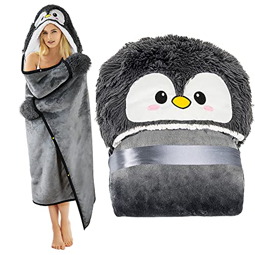 miss_cupsy's tweet photo. An item on my Throne wishlist just got fully funded: Penguin Wearable Hooded Blanket for Adults – Fuzzy Super Soft Warm Cozy Plush Flannel Fleece &amp; Sherpa Hoodie Throw Cloak Wrap - Penguin Gifts for Women Adults Girls. Thank you! https://t.co/W4KtQv0RqM #Wishlist #Throne https://t.co/sdNjbZ6eb0
