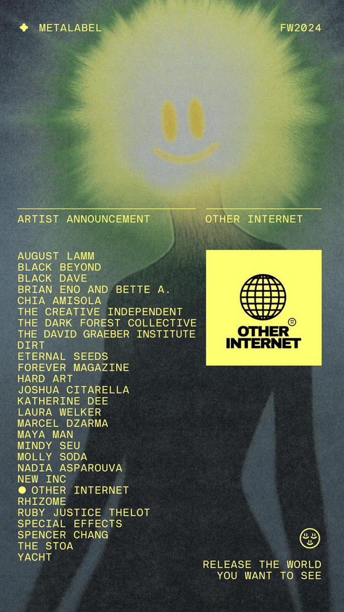 a new Other Internet *physical publication* is coming out with the <a href="/metalabel_/">Metalabel</a> fall winter season.

metalabel.com/fw2024
