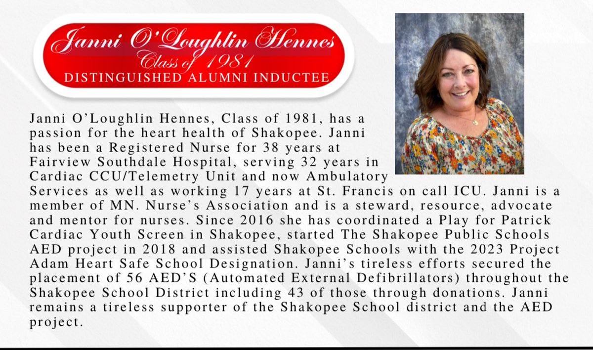 Shakopee Alumni Association tweet media