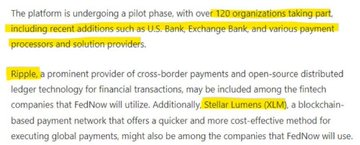 BREAKING: The Federal Reserve has officially designated $XRP as the digital assets for payment processing in the FedNow system.