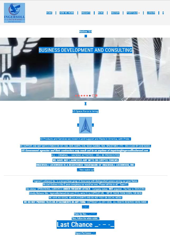 ChookChook38319's tweet image. Ingersoll Lockwood
Ingersolllockwood.com
@GutsySheila
@Maerox
@echodatruth
@Jaxx_life
@DcLidstone
THE COMPLETE HIDDEN DROPS inc links, as of 3/10/2024