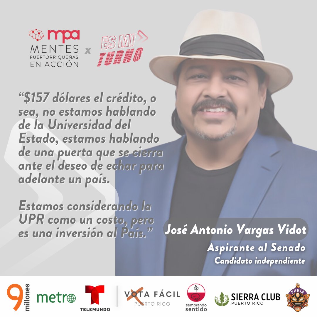 #EsMiTurno | Los recortes que se le han realizado al Sistema UPR en los últimos años ha llevado al sistema a su peor momento desde una baja en la matrícula, deficiencia en infraestructura y recortes en los servicios para les estudiantes.

<a href="/VargasVidot/">VargasVidot</a>