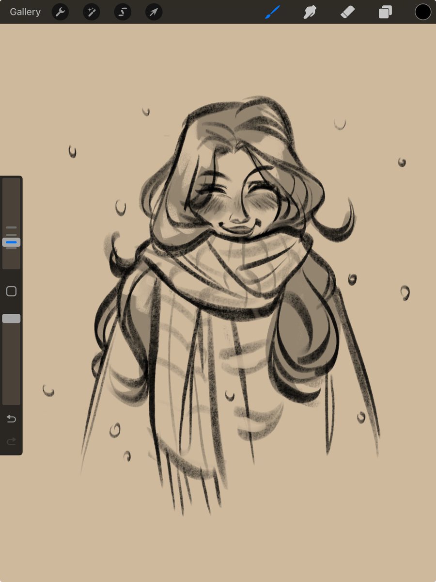little winter lily doodle ⛄️brrrrrr