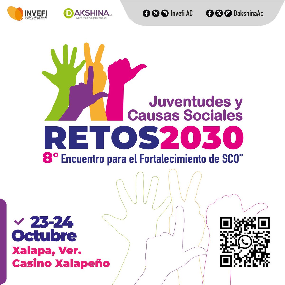 ¿A quién le suenan las causas y transformar México? 🙋‍♂️🙋‍♀️ Si es a ti, esta es tu señal del destino. ¡Únete al 8° Encuentro para el Fortalecimiento de SCO! 🌍💪

Levanta la mano por el cambio. ¡Participa y hagamos la diferencia! ✨

#Juventudes2030 #Retos2030 #AcciónSocial