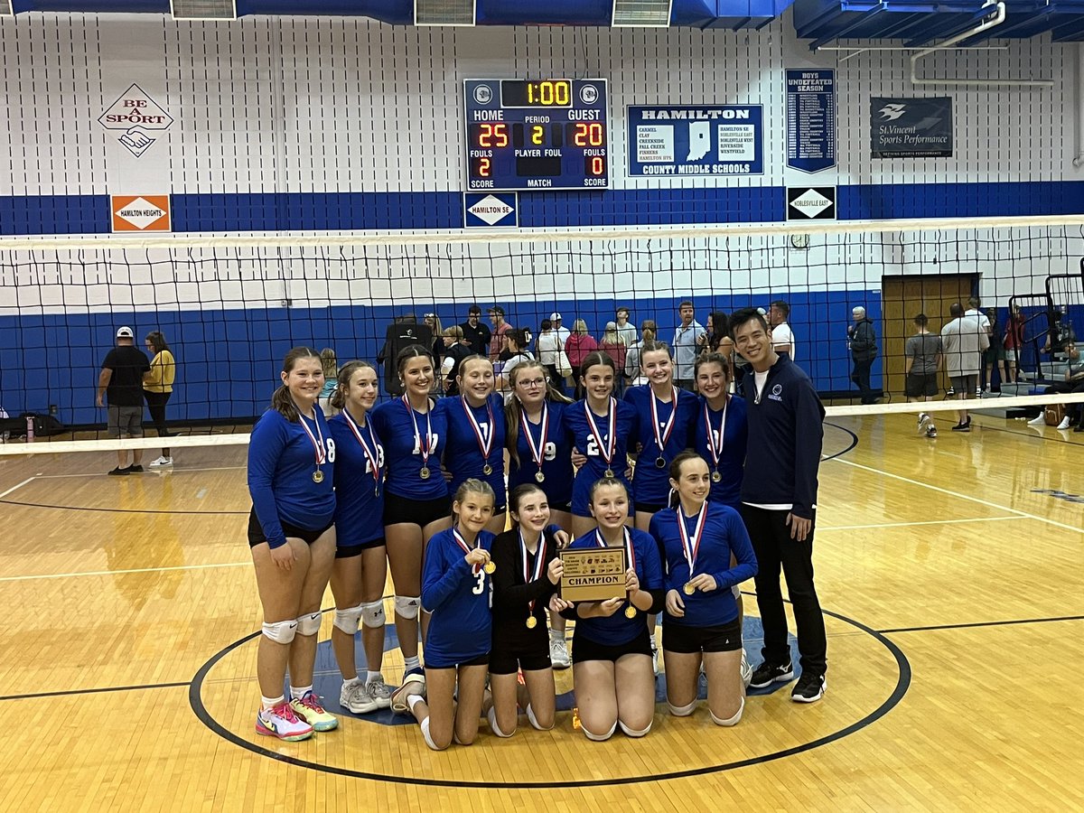 7th Grade Volleyball County Champs! Congratulations!