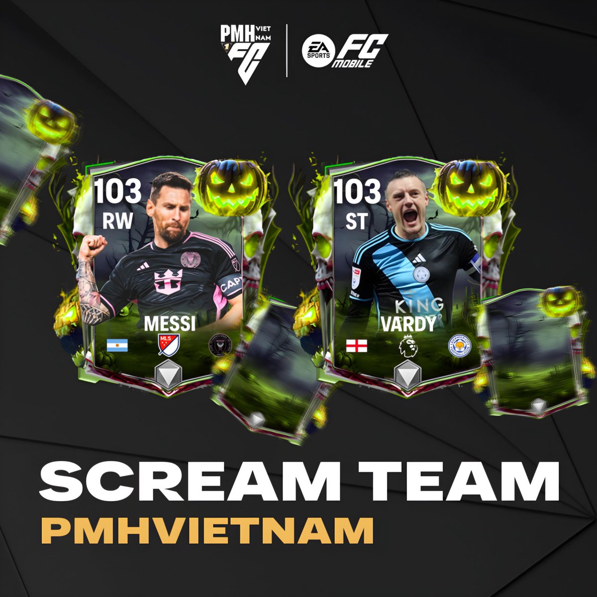 PhanMinhHauFFM's tweet photo. Give us like that and get started ๐
Scream Team Event (Concept)
๐ฆ๐ท Lionel Messi RW 103
๐ด๓ ง๓ ข๓ ฅ๓ ฎ๓ ง๓ ฟ Jamie Vardy ST 103
Rate my concept ?/10
#ScreamTeam #FC25 #FCMobile https://t.co/5vZIgm1fNt
