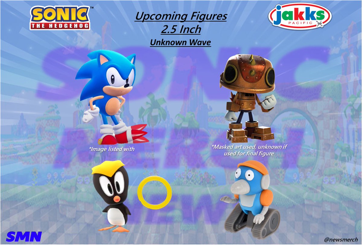 New 2.5” figures coming from Walmart! A new Sonic variant with
