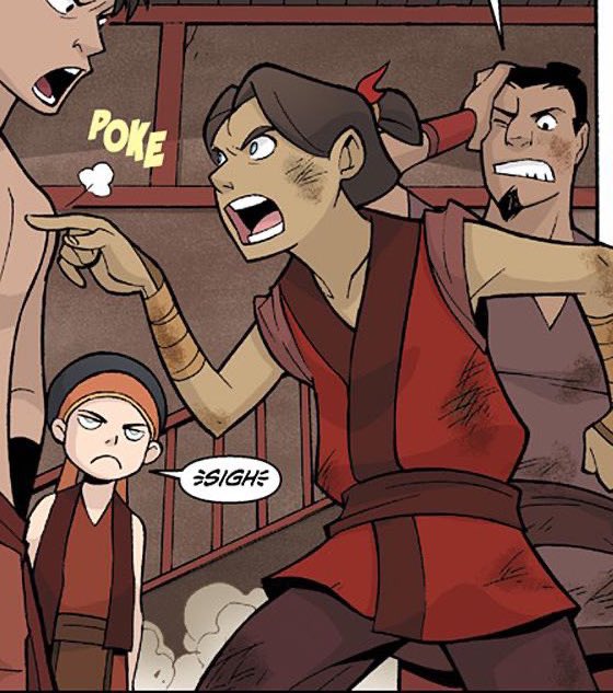 dailycloudfamly's tweet photo. obsessed with how much katara dressed as a boy resembles teenage tenzin. aang’s genes stood no chance. https://t.co/euSfXUOiQs