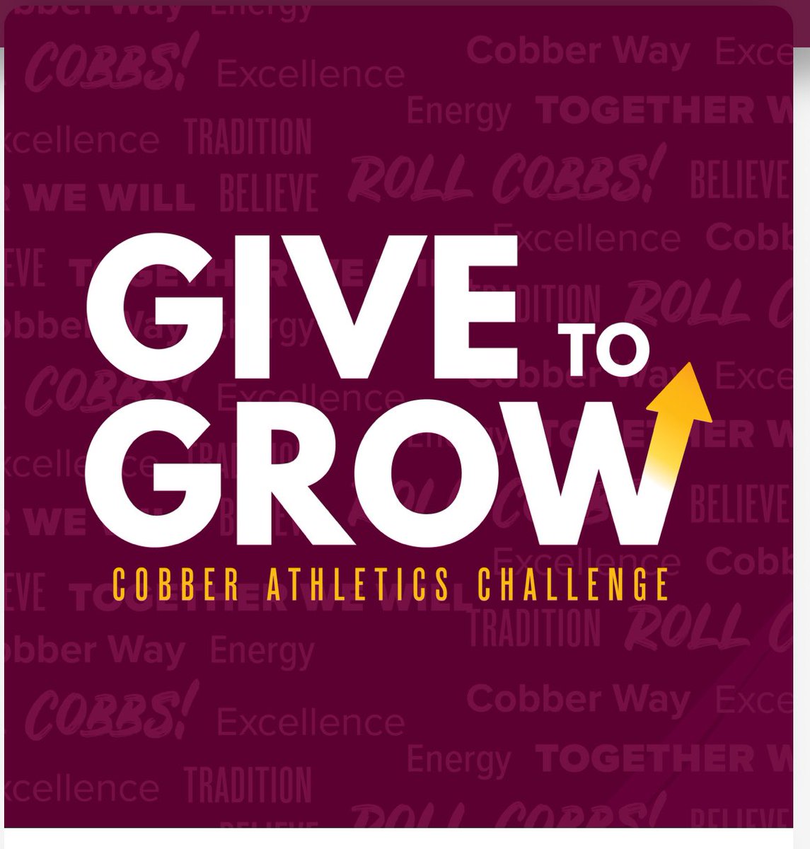 There is still ⏰ to help us reach our goal of 40 donors by the end of the day today. Help us make a late charge to finish our Give to Grow campaign strong!
#CobberWay

alumni.cord.edu/g/give-to-grow…