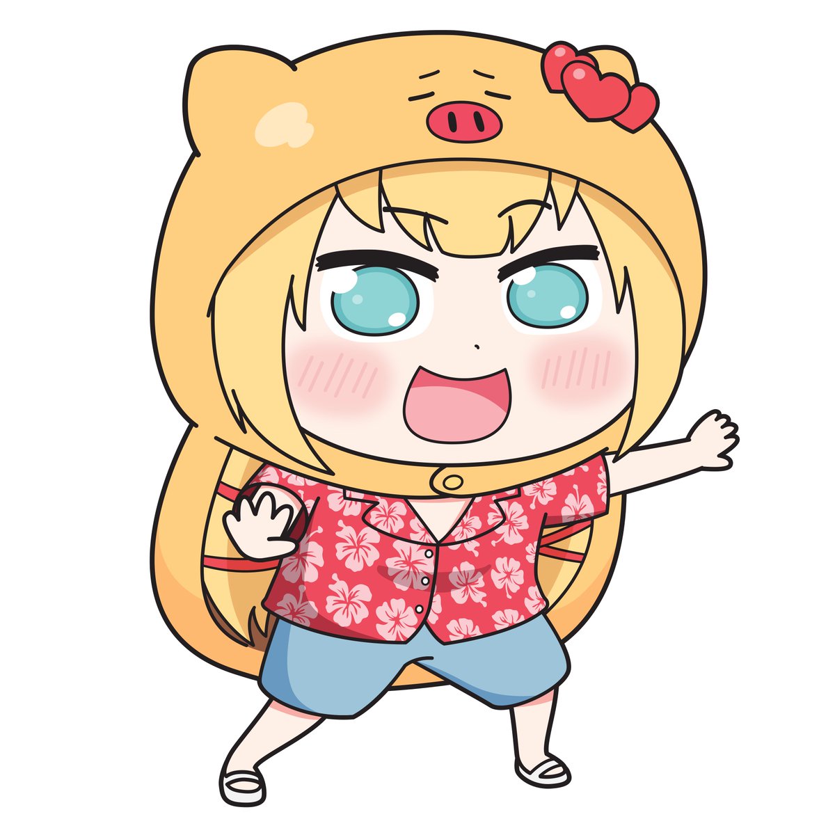 赤井はあと 「↓透明のやつ(公開中)」|KUMA★ANE🧸クマ姉 (ご支援募集中です)のイラスト