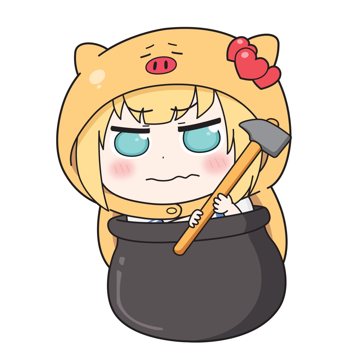 赤井はあと 「↓透明のやつ(公開中)」|KUMA★ANE🧸クマ姉 (ご支援募集中です)のイラスト