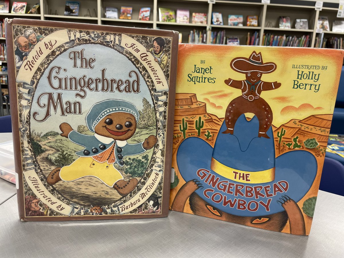 BookswithDavis's tweet photo. Ms. Thomas’ and I read different versions of the gingerbread man then 2nd grade created a Vinn Diagram @RosemeadeElem #cfblibraries https://t.co/3rMM07USGE
