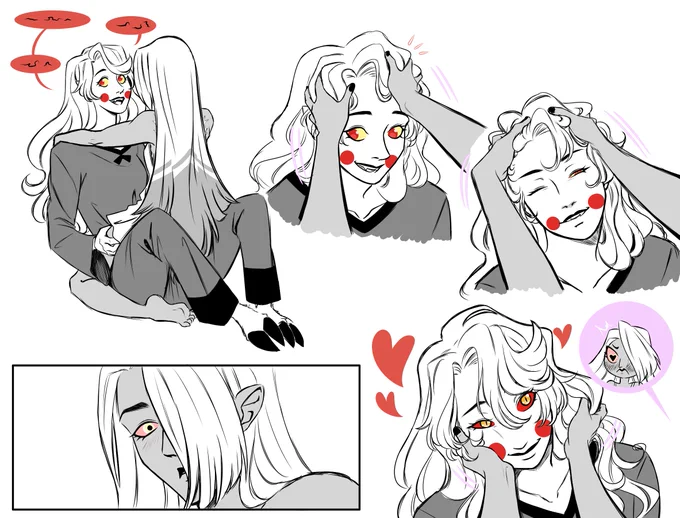 fluff
#chaggie #hazbinhotel 