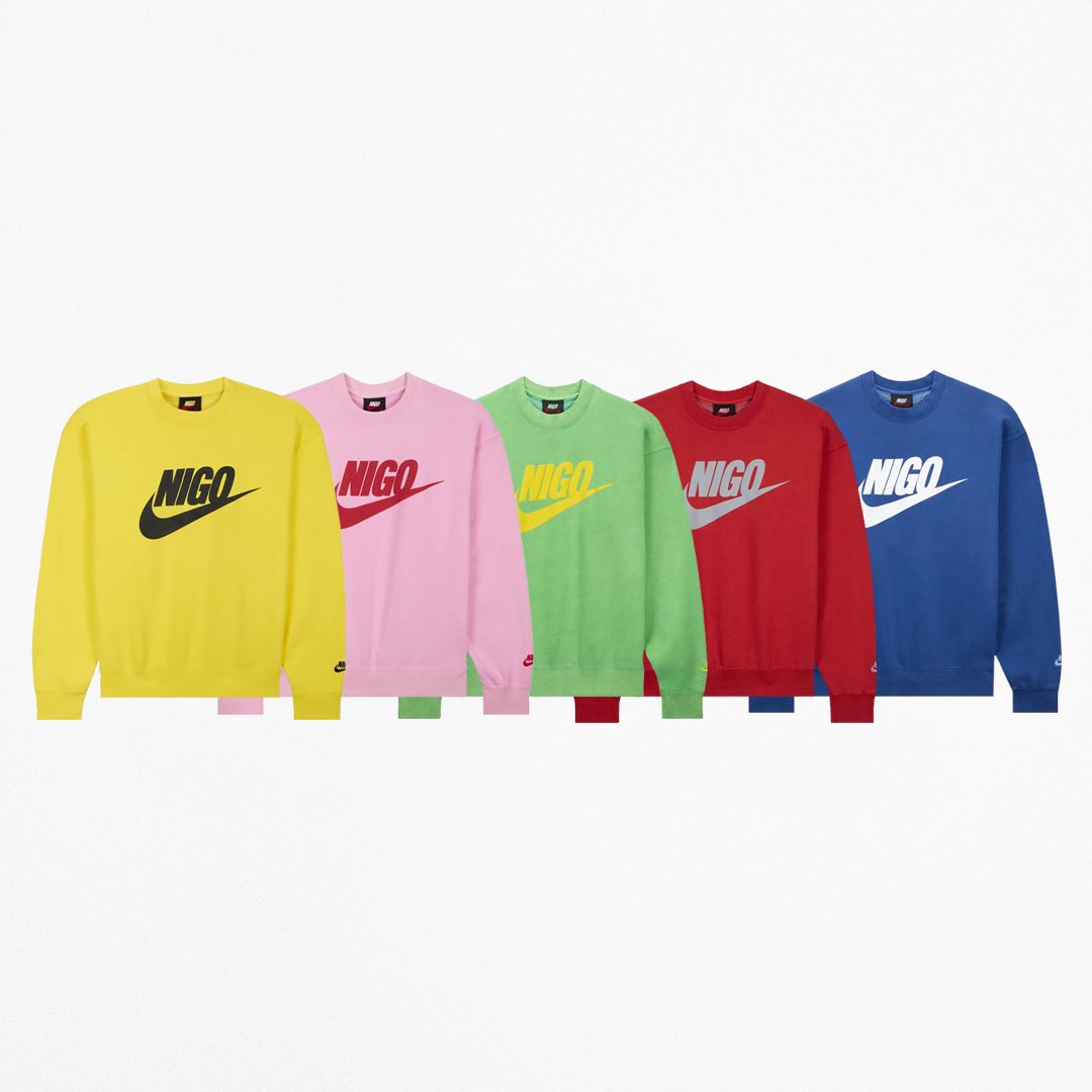NIGO x Nike NRG Crew Fleece（NIGO） Nike x Nigo NRG Fleece Crew Sweatshirt (Asia Exclusive