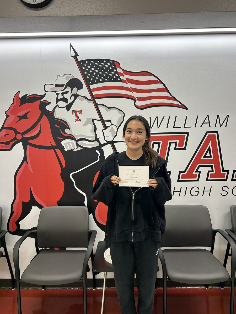 NISDTaft's tweet photo. A huge congratulations to Senior Julissa Gonzalez for being recognized as a Commended Student in the 2025 National Merit Scholarship Program. We are very proud of you! #RaiderPide https://t.co/45eVb3kRvJ