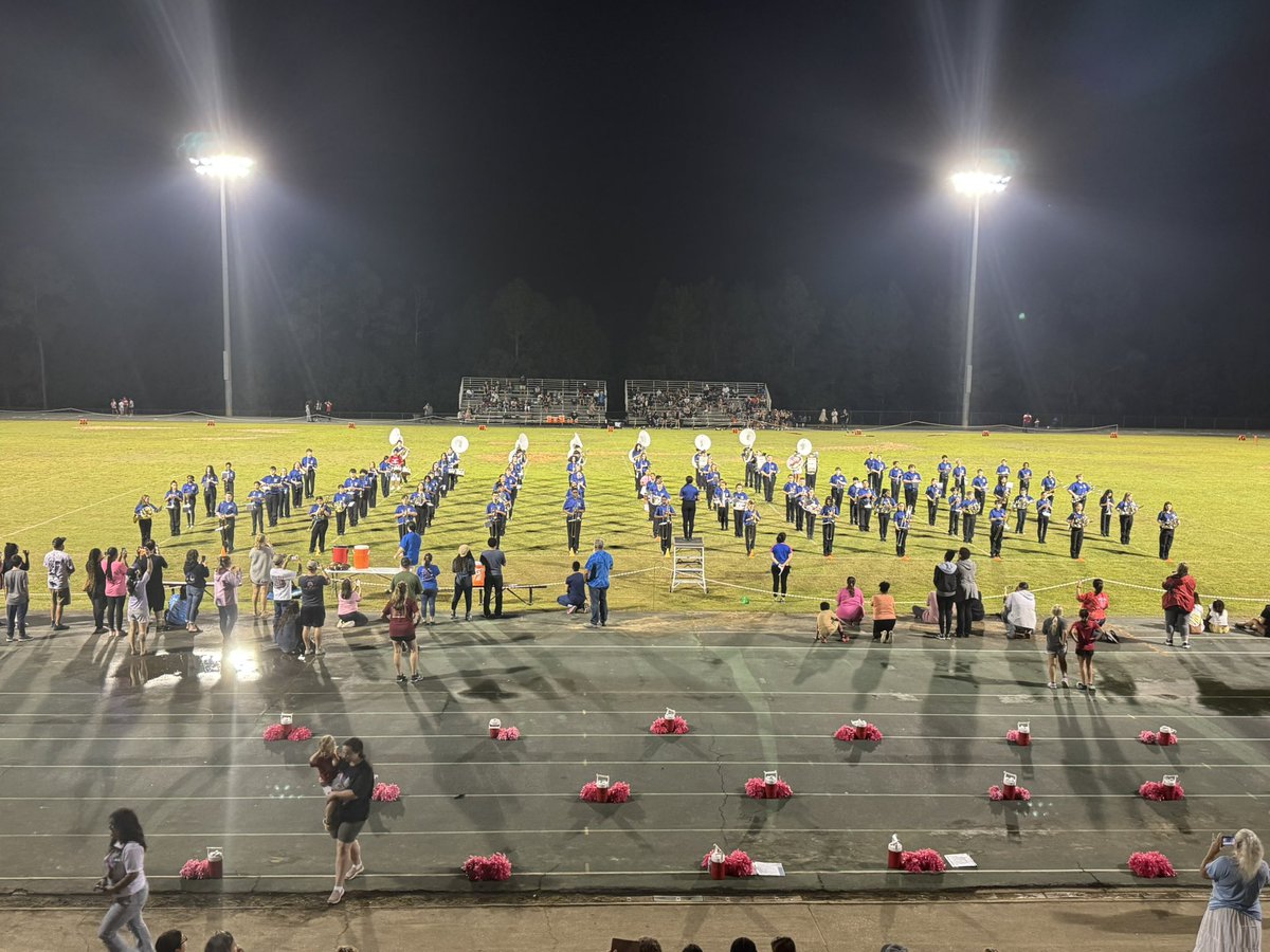 DrJasonDriver's tweet photo. Shoal River Mustang Band at last home football game of the season.  #GoMustangs #SDR https://t.co/VY7SfWfklM