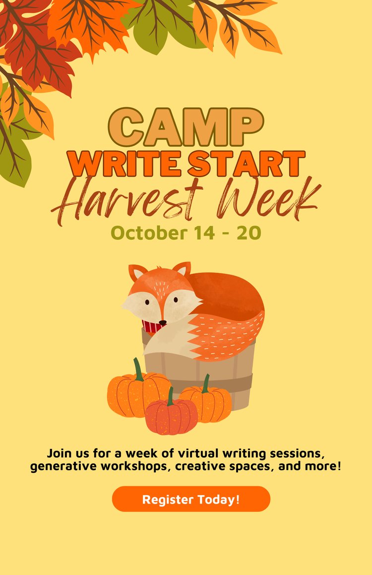 newpages's tweet image. Enjoy 7 days &amp;amp; 23 chances to connect &amp;amp; create in your writing life with Camp Write Start: Harvest Week with Priscilla Thomas, Talicha J., &amp;amp; Nikki Gray taking place October 14-20 via Zoom.

#writers #writingretreat #virtual