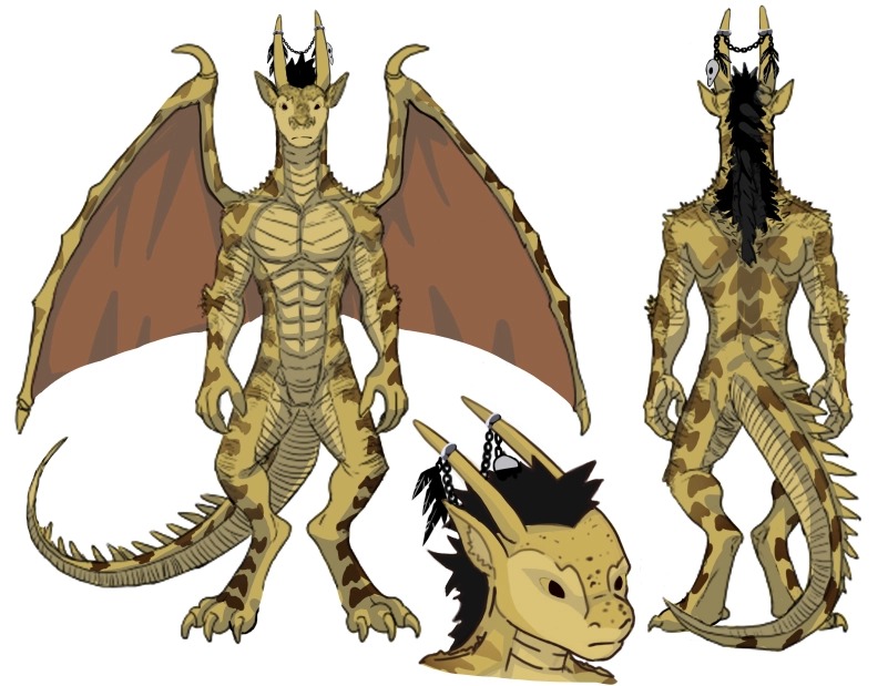 Ref sheet commission done 

#refsheet #dragon #furry #commissionopen #headshot