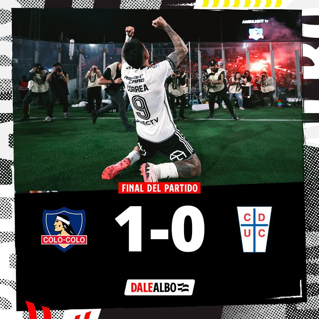 ¡DE ATRÁS PICA EL INDIOOO! 🤟🔥

El Cacique jugó un partidazo, pero no salía el gol. Pero en  la agonía, un tiro de esquina llegó al primer palo para que Javier Correa anotara un golazo y le diera el triunfo al Popular. Con esto, Colo Colo se acerca aún más al título.