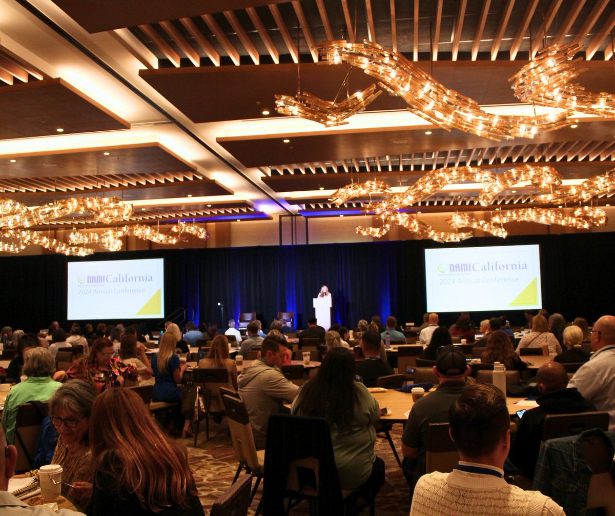namicalifornia's tweet photo. What an amazing start to the 2024 #NAMICA Annual Conference! Thank you to our incredible speakers, including former Peloton Instructor and Mental Health Advocate @kendalltoole, who reminded us that with our own voices, we can reduce the stigma around #mentalillness. https://t.co/YGY1QfIdKm