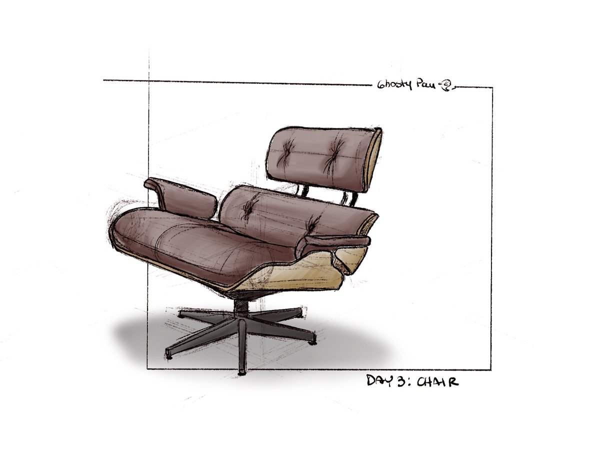 Ghosty_Pau's tweet photo. Day 3: Chair
#productober #productober2024 #chair #designsketching https://t.co/78idvIkZTZ