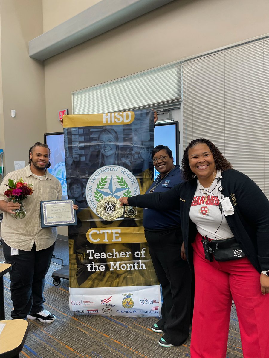 🏆 We are thrilled to announce that Jarvis Ogilvie has been selected as the October CTE Teacher of the Month! 🎉 Mr. Ogilvie stands out for his dedication and innovation in the classroom. He is the first to receive this honor for the 2024-2025 school year! #NFHSProud”
