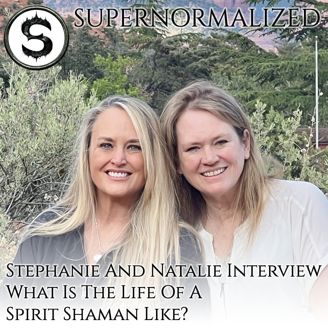 supernormalize's tweet image. On #Supernormalized podcast today meet Sisters Natalie and Stephanie, psychic mediums and spiritual eclectics, offer diverse services including Reiki healing, tarot readings, and haunting investigations.