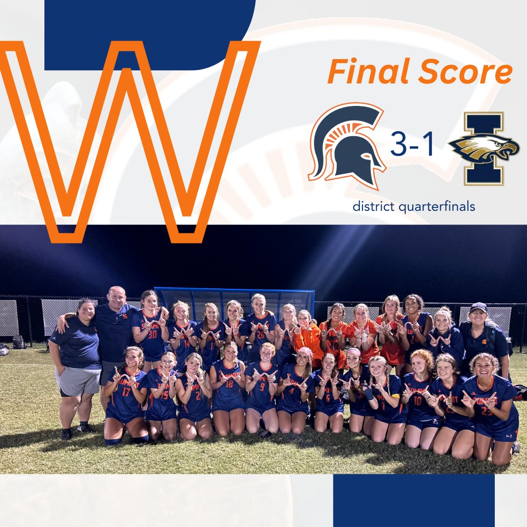 a little late but no less proud of the hard work these girls put in last night against our cross-town rival in the first round of districts! way to go!! 

We were hard back at work today to prepare for Saturday’s semis! Time and opponent TBD. 

Goals by Summer (2) and Emma Kate!