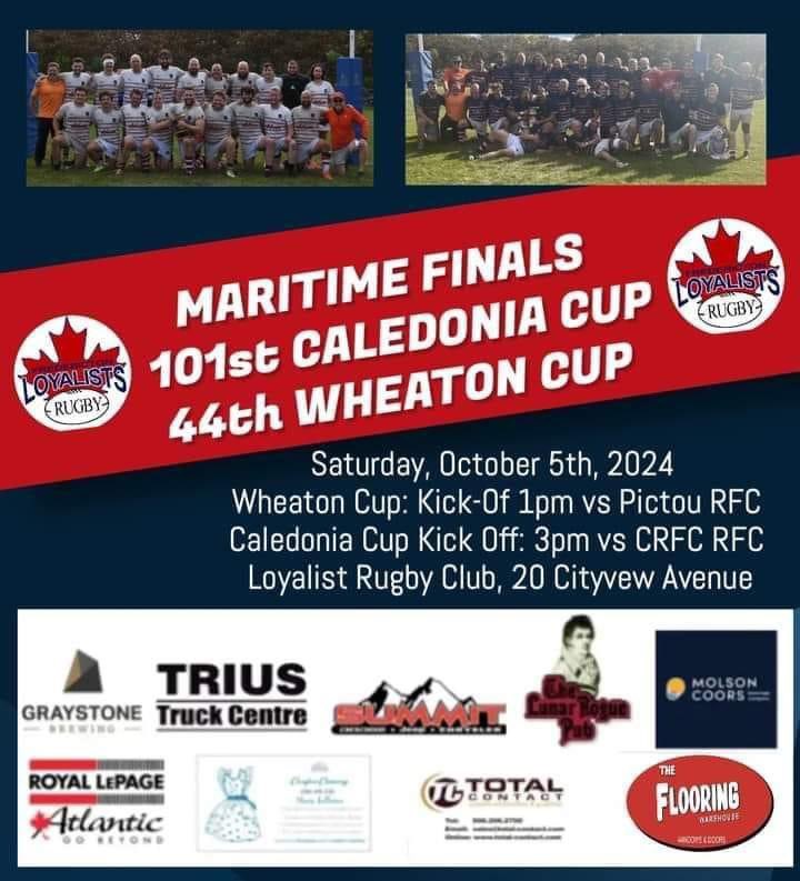 For the first time since 2013 the club is hosting both Men’s A and B Maritime Finals. Details below. Should be a great day at the club! All welcome! #loyal