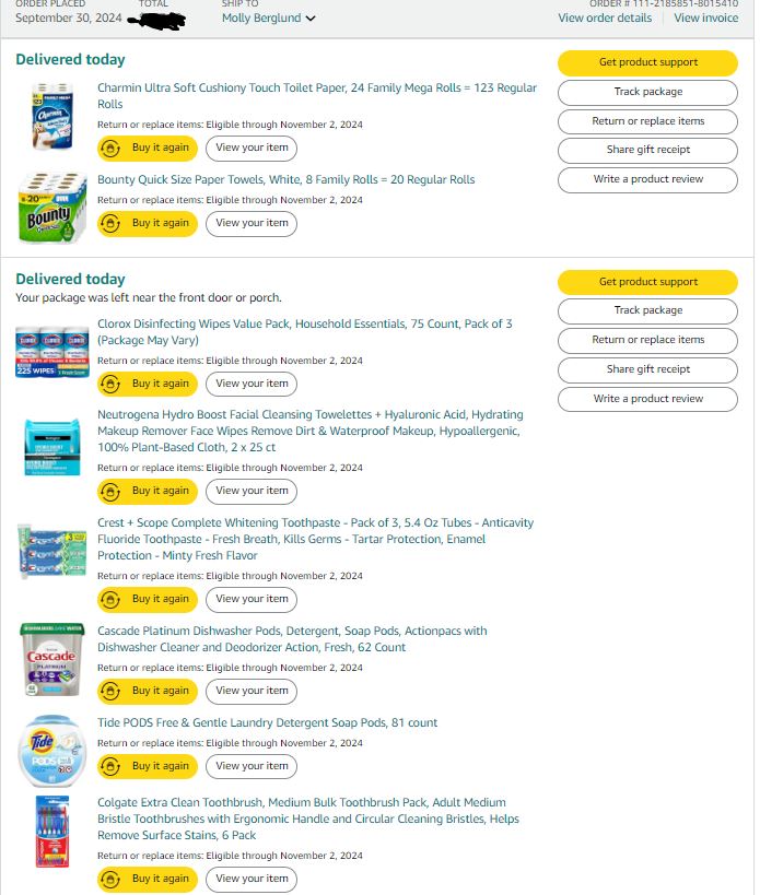 KatiePekel's tweet image. When you inadvertently send your @amazon order to you kid's college address... 🤦‍♀️*Please bring home at fall break! #NotTheFirstTime #ProbablyNotTheLast