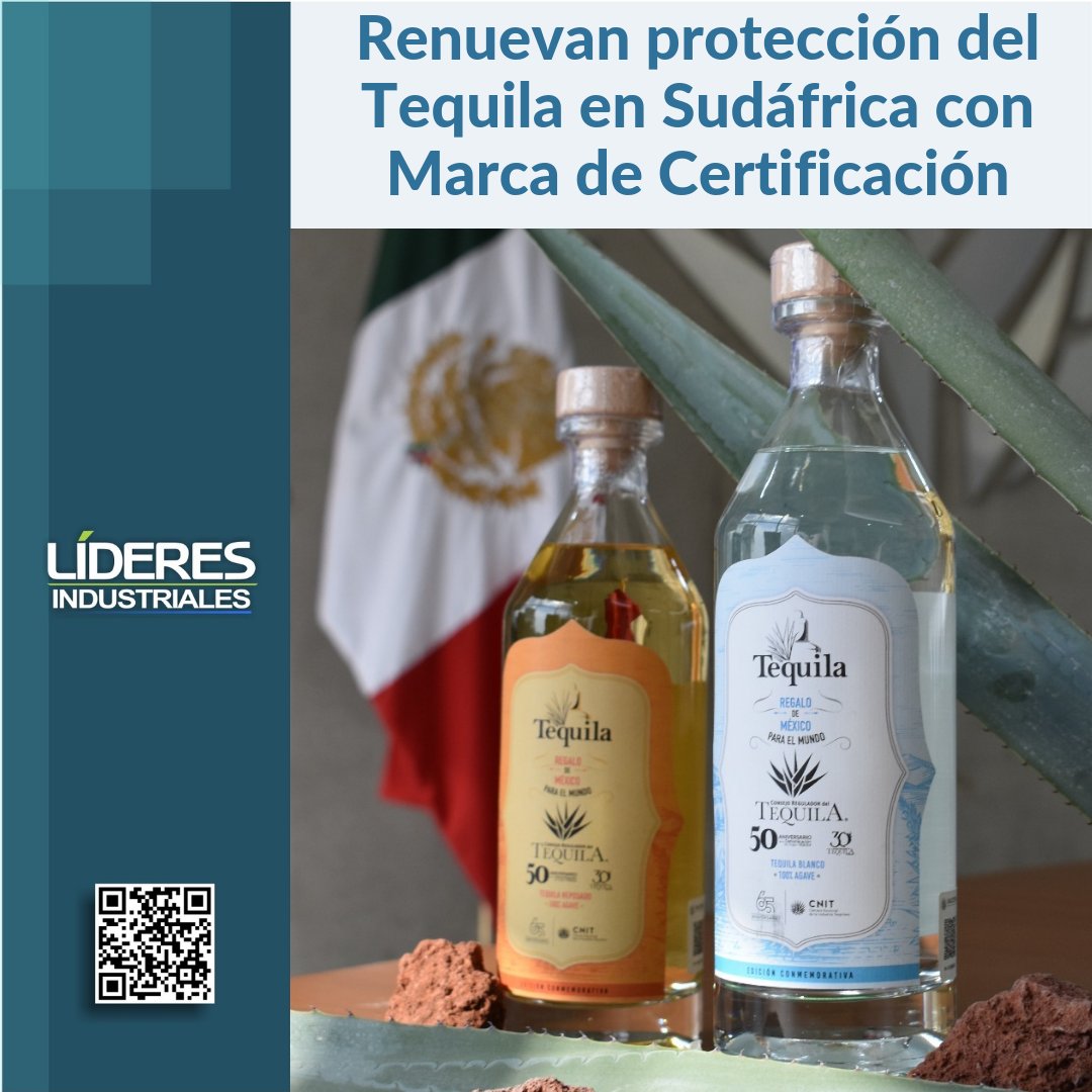 Renuevan protección del Tequila en Sudáfrica con Marca de Certificación

El <a href="/CRTequila/">C.R. Tequila</a> informó que fue renovado el registro del Tequila como Marca de Certificación en Sudáfrica, país que se ha convertido en un mercado estratégico para la bebida nacional.
lideresindustriales.com