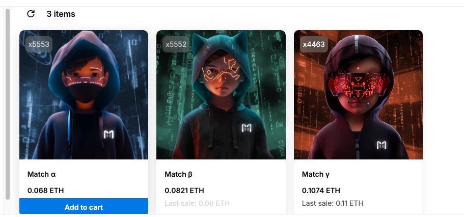 Match_SocialFi's tweet photo. 📈NFT prices in the secondary market keep rising! 

The price for the first round of NFT auction was 90.9516U.
Now on OpenSea:
🟢α NFT: 0.068ETH = 159.8U (up 75.7%)
🔵β NFT: 0.0821ETH = 192.9U (up 112.1%)
🟡γ NFT: 0.1074ETH = 252.39U (up 177.5%)
💡Bid now and earn big!
📊Every NFT auction sees a price increase of 20%-30%! 
⏳ Match NFT Auction countdown: 2 days left!

🌐 Don’t miss out: https://t.co/nKeTVYFReW