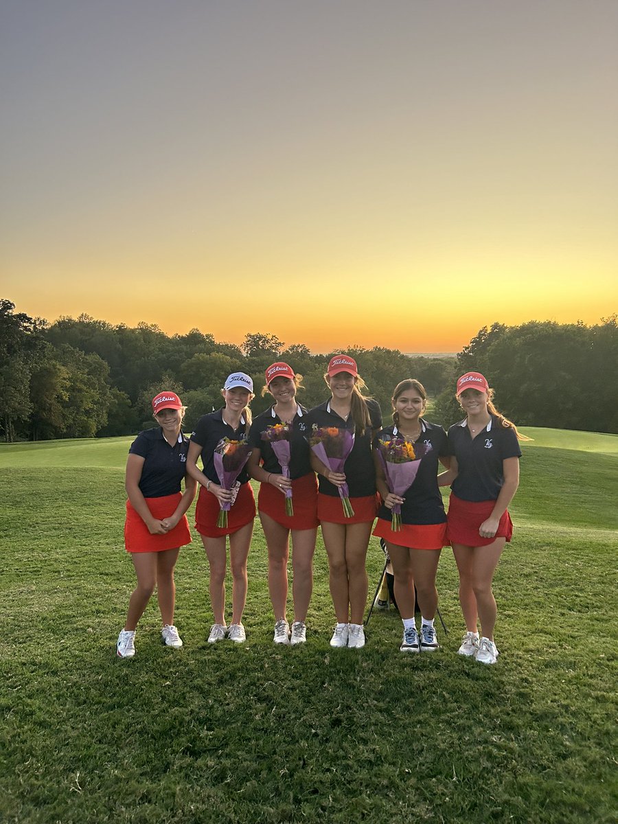 VizAthletics's tweet photo. Congratulations to Senior golfers Maia Avery Reese and Abby. They have a nice victory to celebrate their Senior night. https://t.co/PSF12JwdU1