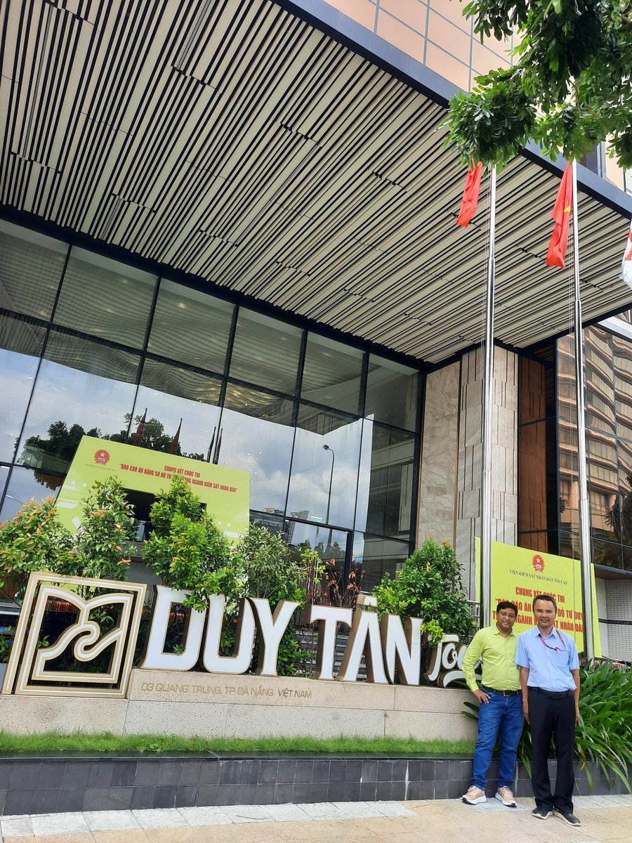 DTC2Lab at DuyTanUniv (@dtc2lab) on Twitter photo Welcome Dr John Modal from <a href="/CSIR_IND/">CSIR, India</a> to visit our Institute of R&D at Duy Tan University, Da Nang.
An opportunity to discuss about our future bilateral cooperation projects. <a href="/duyquang_dao/">Duy-Quang Dao</a> Welcome Dr John Modal from <a href="/CSIR_IND/">CSIR, India</a> to visit our Institute of R&D at Duy Tan University, Da Nang.
An opportunity to discuss about our future bilateral cooperation projects. <a href="/duyquang_dao/">Duy-Quang Dao</a>