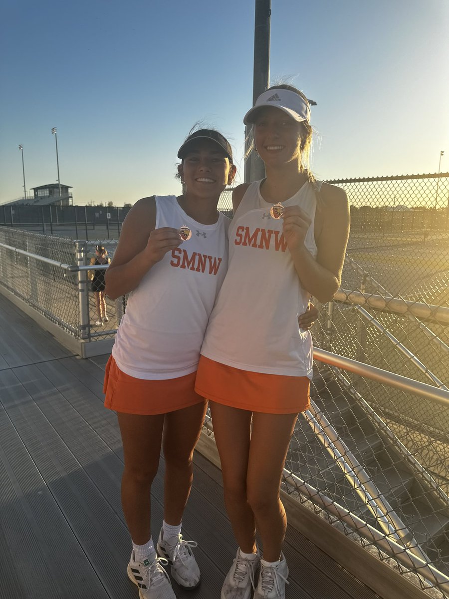 5 medalist today! Abby O’Connor finished 7th, Honargohar/O’Neal finished 8th, and Salzer/Wheatcroft finished 9th! The competition was tough and these girls showed up!! <a href="/SMNWAthletics/">SMNW Athletics</a>