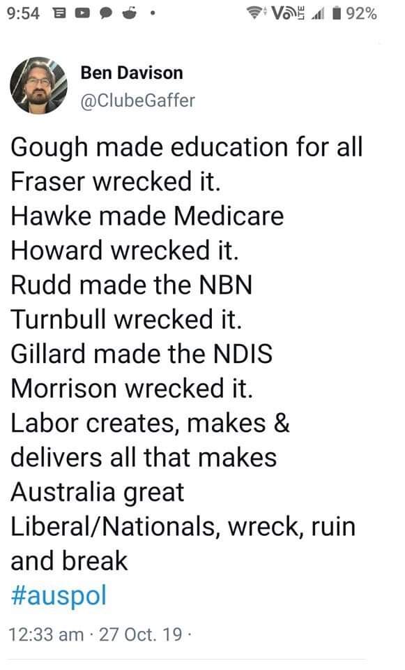Loud_Lass's tweet photo. The architects vs the wrecking balls
#auspol https://t.co/UZml6mPTSF