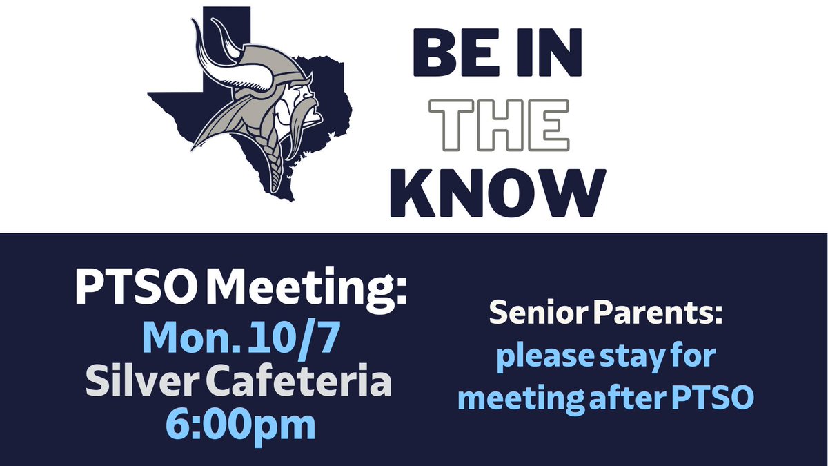 Join us for our October PTSO Meeting. We'll hear the monthly Principal's report, kick-off our Fall Teacher Appreciation project (please bring coffee bar donations if you have any!), and discuss the results of our recent Food Truck Frenzy and Kona Ice Day fundraisers!