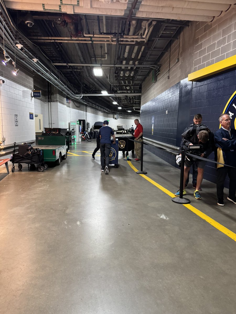 The beer and Champagne just left the Brewers clubhouse