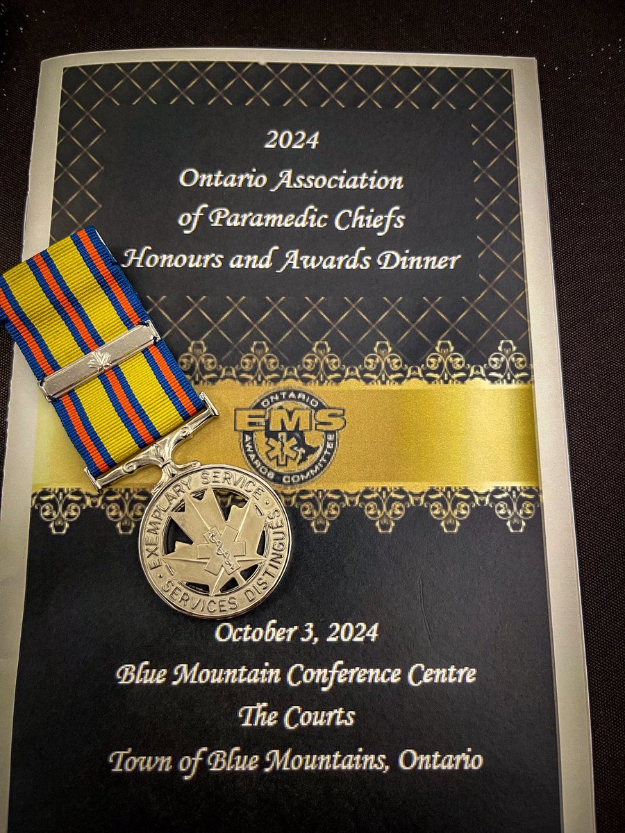COSParamedic Service (@simcoecountyps) on Twitter photo Honouring over 200 #Paramedics with the <a href="/GGCanada/">Governor General of Canada</a> Exemplary Services Medal at <a href="/BlueMtnResort/">Blue Mountain Resort</a> <a href="/_OAPC/">OAPC</a> Honours and Awards dinner, including 8 CSPS staff. Congratulations on your achievement! Honouring over 200 #Paramedics with the <a href="/GGCanada/">Governor General of Canada</a> Exemplary Services Medal at <a href="/BlueMtnResort/">Blue Mountain Resort</a> <a href="/_OAPC/">OAPC</a> Honours and Awards dinner, including 8 CSPS staff. Congratulations on your achievement!