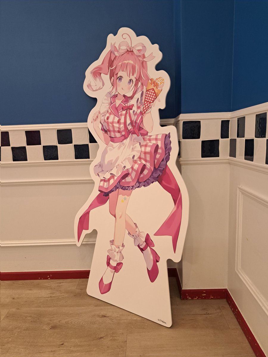 cherrio03's tweet image. うおおおおお！！！あんこちゃんいたよおおおお！！！！🌸🌸🌸
クレープ美味しかった！！！🍓🍊
#マリオンクレープ
#希咲あんこ
#ななしいんく