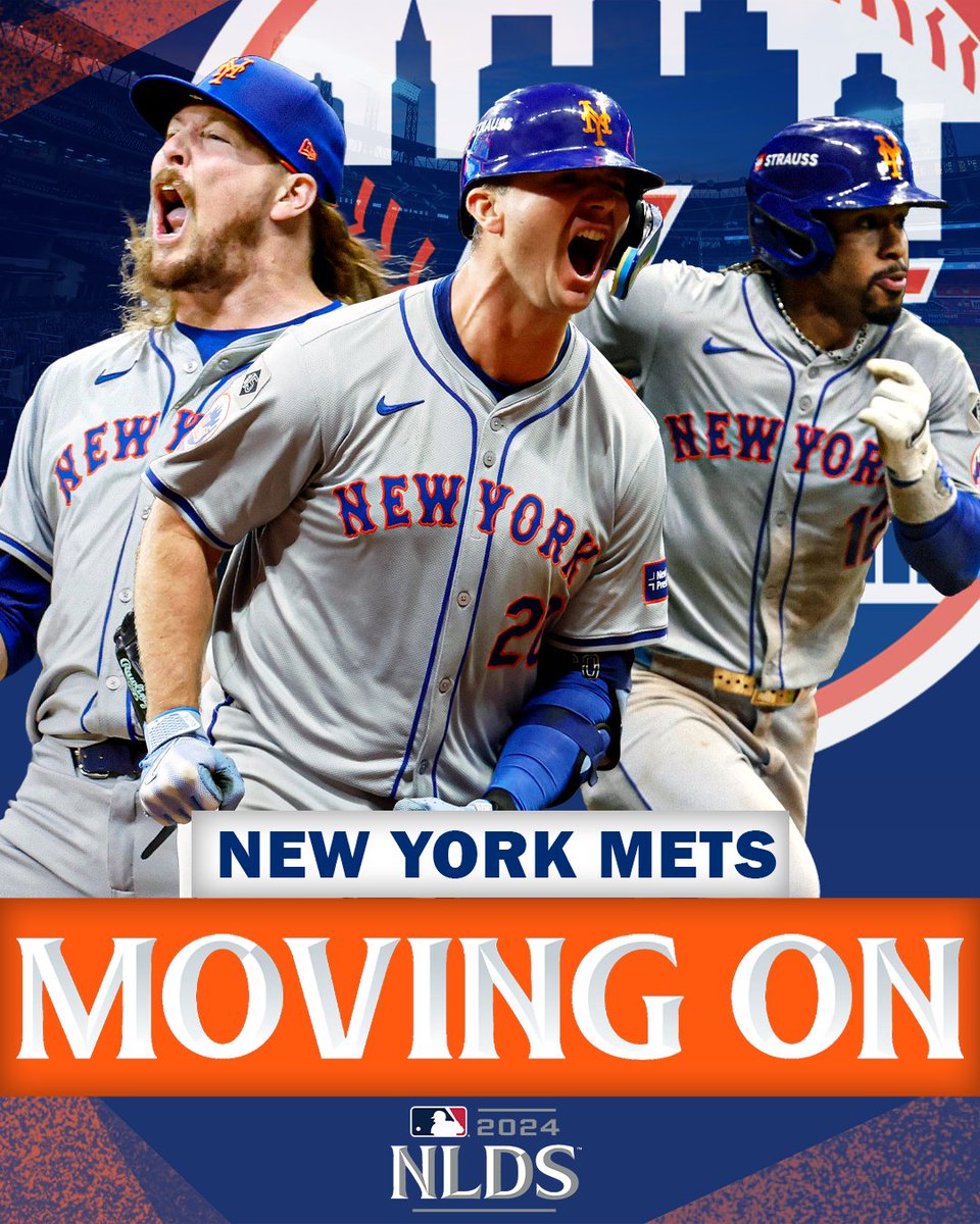 The <a href="/Mets/">New York Mets</a> are NLDS bound! #Postseason