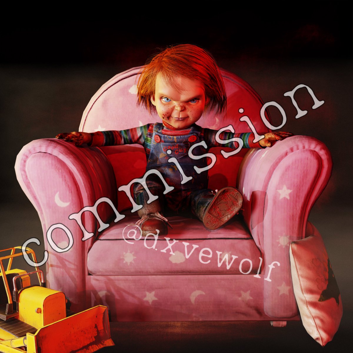 DxveWolf's tweet photo. Commission for @MrSmithsonian50 🍉
#chucky #DeadbyDaylight #dbd #healwayscomesback #SaveChucky https://t.co/bmTjCPmACQ