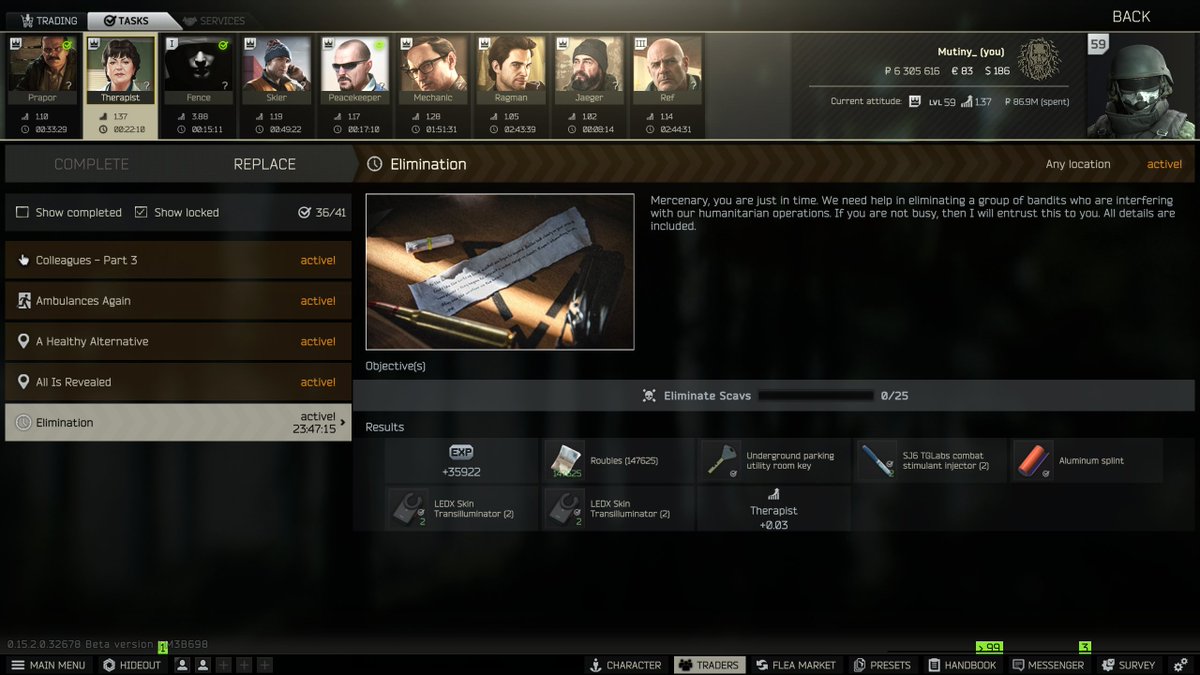 MutinyMax's tweet image. 25 Scavs = 4 Ledx's WTF! @bstategames @tarkov