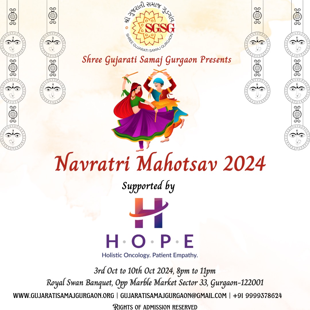 Celebrating Life &amp; Hope!

We're grateful to have Hope Oncology Clinic as one of the key supporters for Navratri Mahotsav 2024!

Their dedication to cancer care inspires our festive spirit!

#NavratriMahotsav2024 #HopeOncologyClinic #garba #dandiya