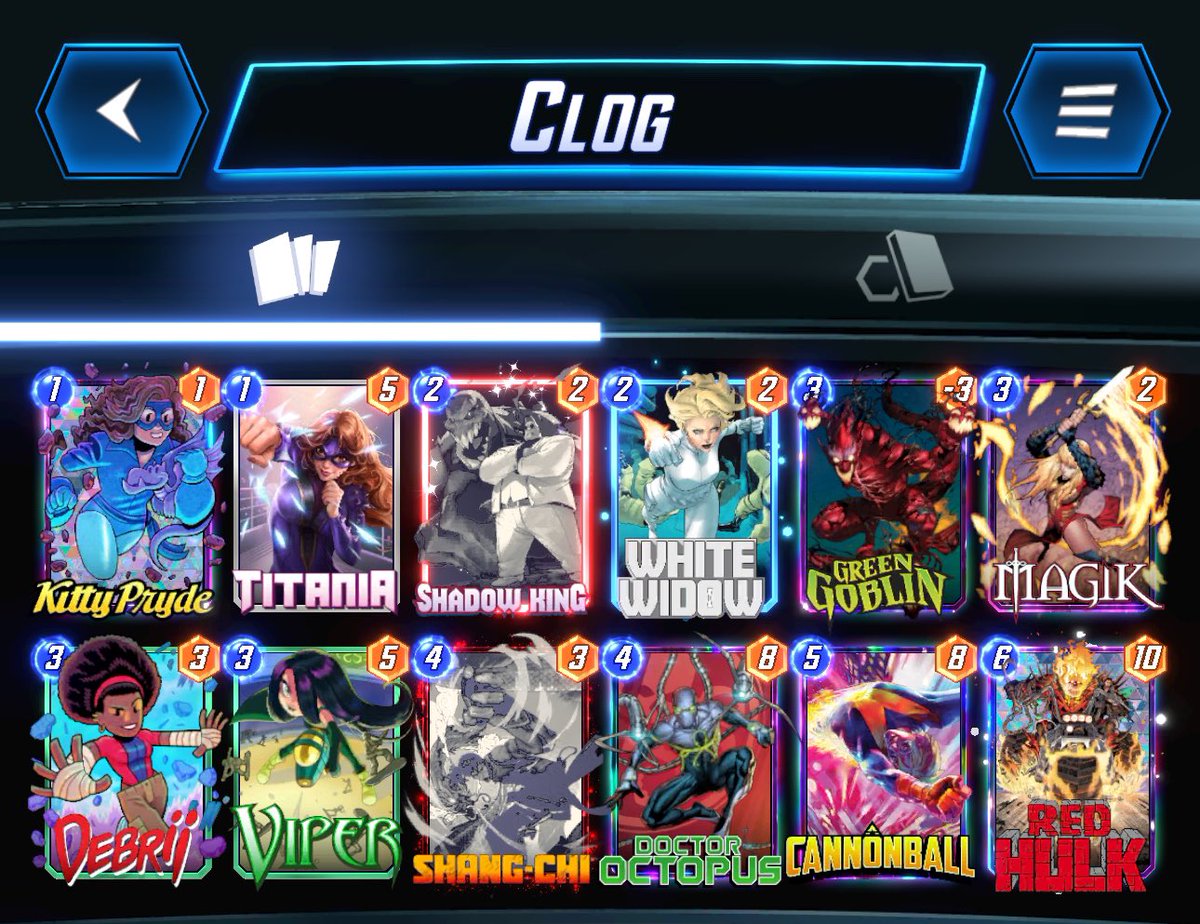 antron07's tweet image. I’m convinced @SafetyBlade_HS Clog list is the best in the game atm. Only lost 2 total cubes from PG —&amp;gt; Infinite ticket. Hela and Bounce are two of the most prevalent decks in the current meta, and struggle hard against this