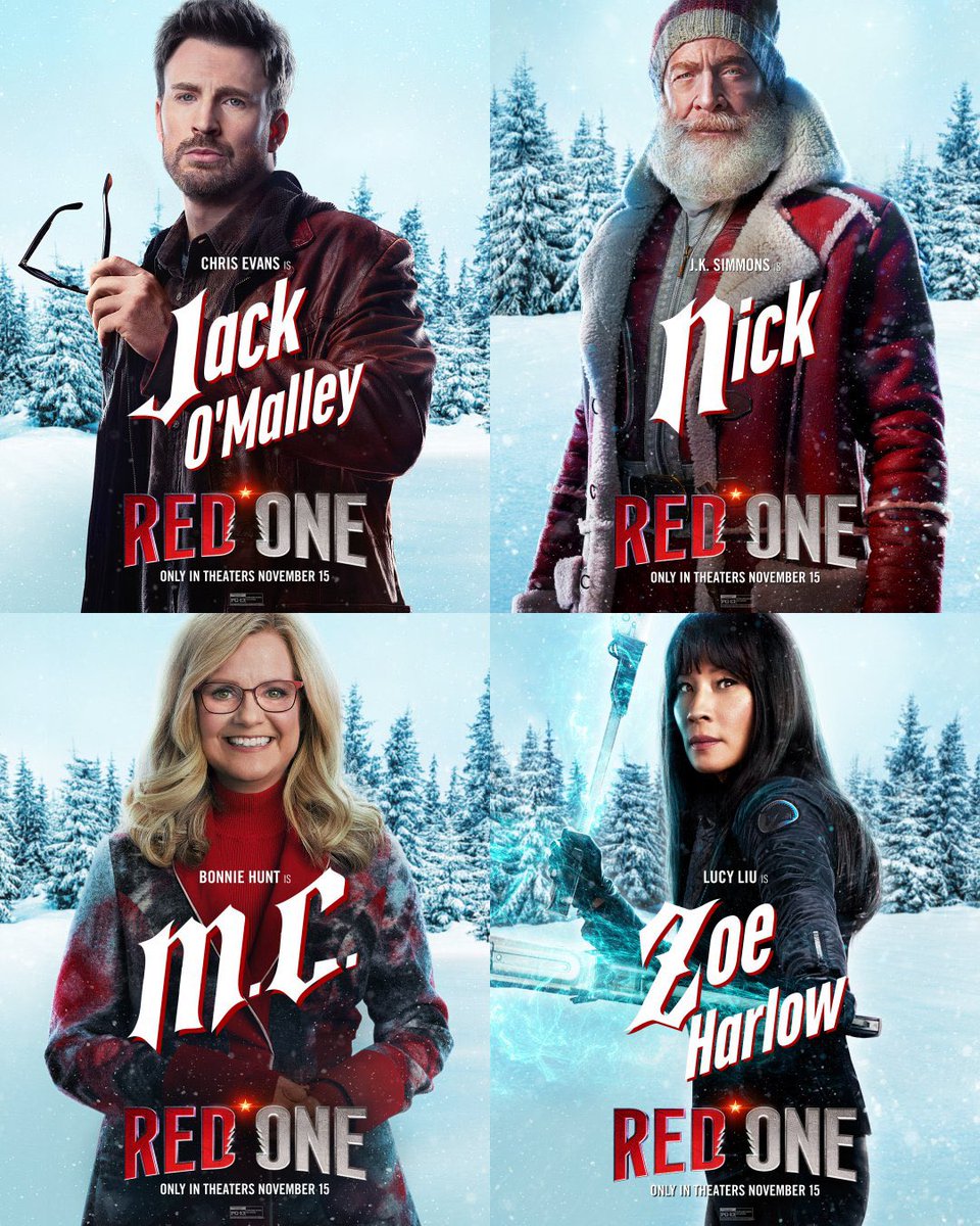New character posters for 'RED ONE', in theatres November 15th