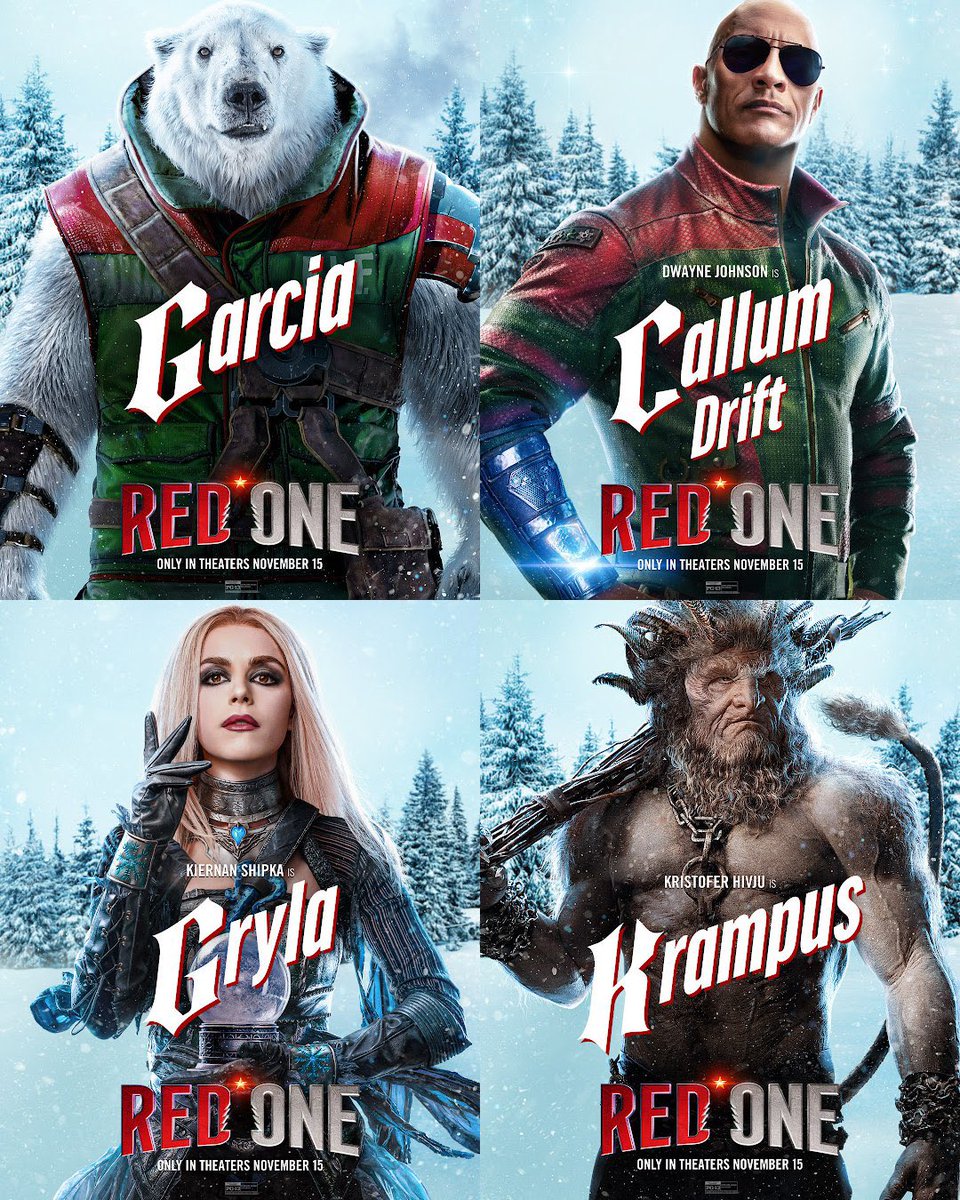 New character posters for 'RED ONE', in theatres November 15th
