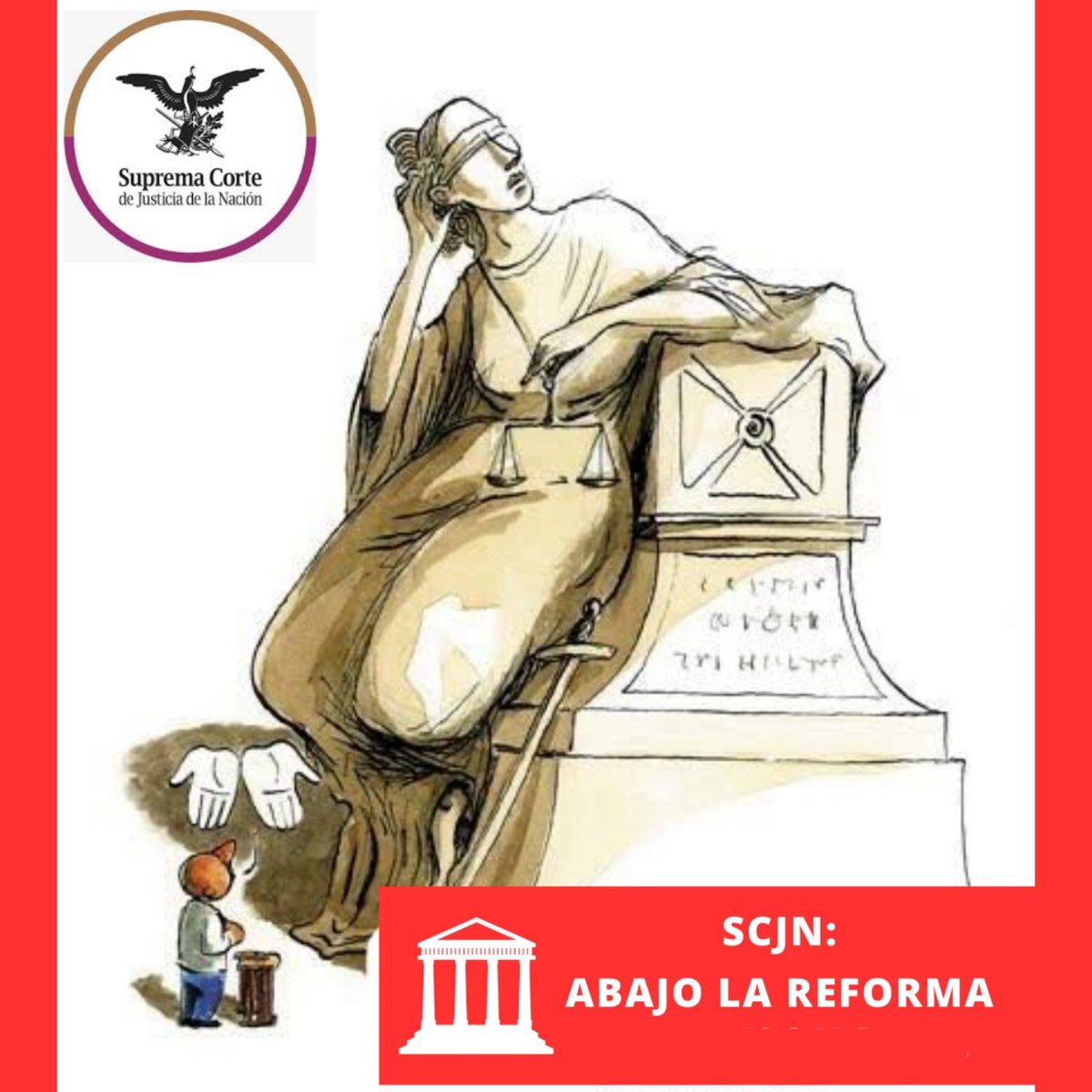 Atención Xalapa
Los Trabajadores del Poder Judicial de la Federación convocan a la sociedad civil en general a la concentración en apoyo a la Suprema Corte de Justicia de la Nación que se llevará a cabo en Plaza Lerdo, el día viernes 4/oct/4 a la a 1:00 pm.
Por la democracia!